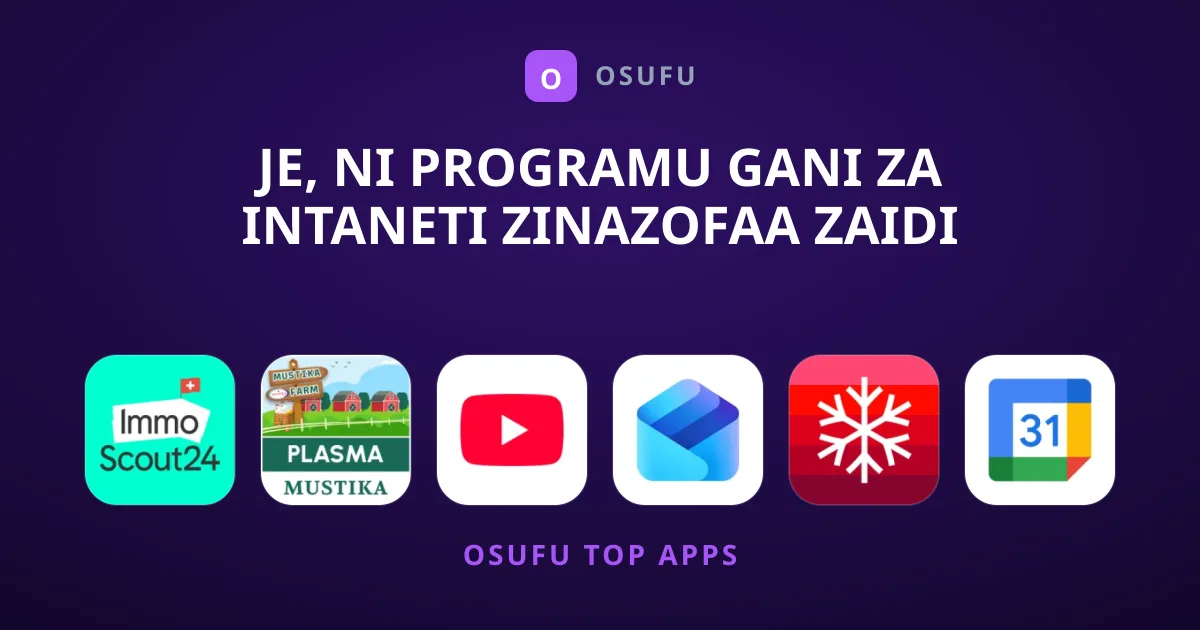Je, Ni Programu Gani za Intaneti Zinazofaa Zaidi Kujaribu?