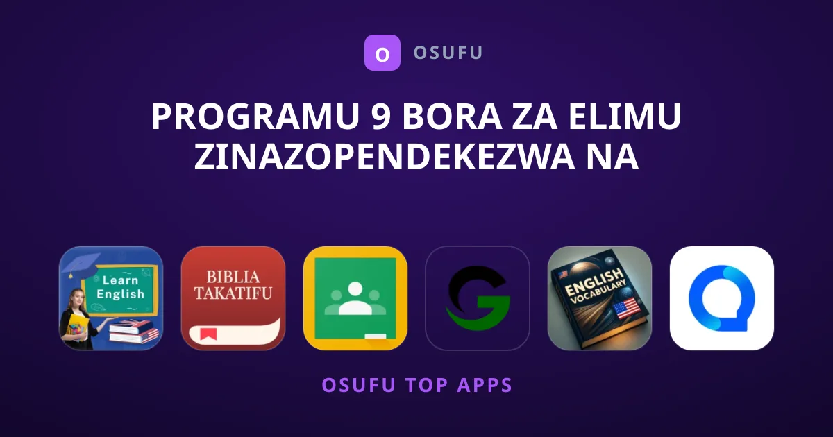 Programu 9 Bora za Elimu Zinazopendekezwa na Mhariri Wetu